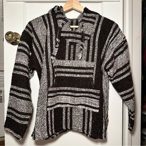 Striped Black and White Women's Sweater